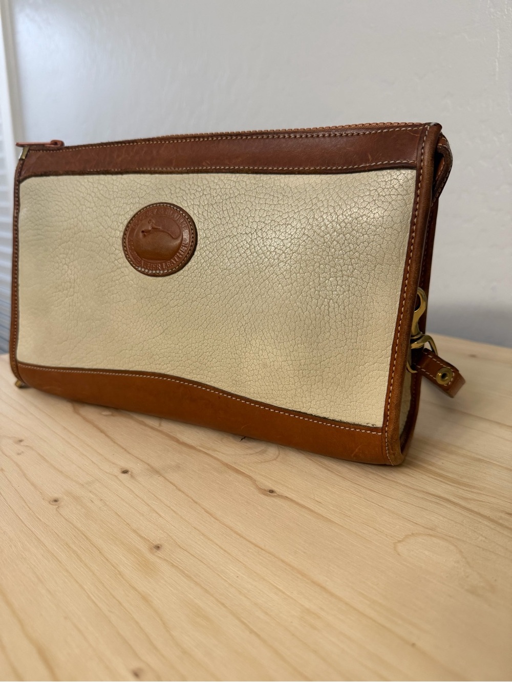 Vintage Dooney & Bourke All Weather Leather Crossbody Bag
